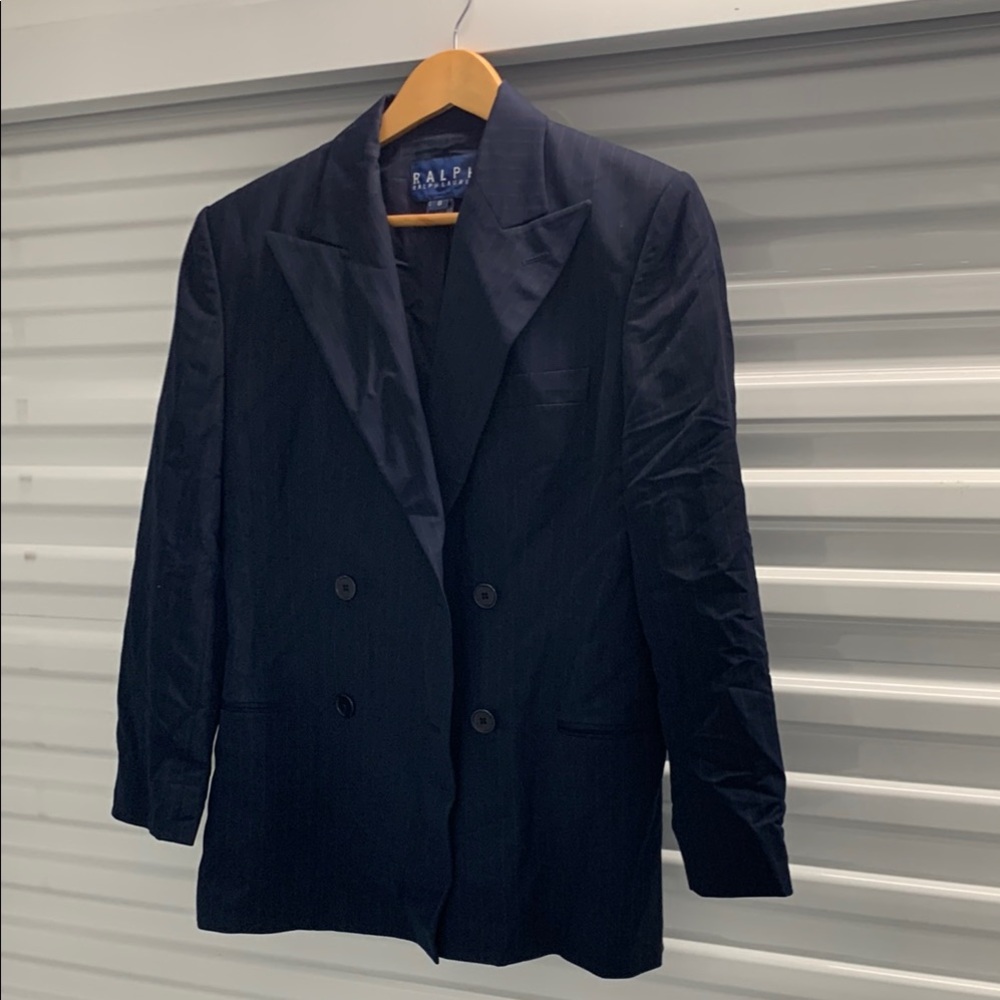Ralph Lauren Blue Label Blue Blazer Classic Suit Jacket
